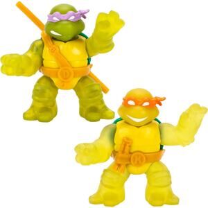 Heroes of Goo Jit Zu Teenage Mutant Ninja Turtles Power Team Up 2-Pack NWT